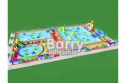 China New design portable inflatable water park playground with elephant slide park for summer supplier