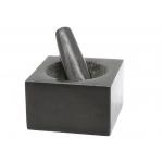 Square Custom Granite Stone Mortar And Pestle Set For Kitchen for sale