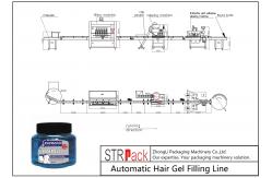 China Metal Liquid Bottle Filling Machine / Hair Gel Bottle Filling And Capping Machine supplier