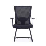 MID Back Mesh Back Fabric Seat Office Meeting Chair Visitor Chair With Lumbar Support for sale
