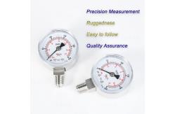 China Industrial Grade Pressure Gauges mbar for Environment Temperature -20- 80C Thread Type 1/4 supplier