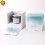 Luxury Candle Packaging Boxes Custom Logo Rigid Cardboard For Cosemtic