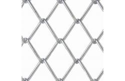 China 10 Ft Chain Link Security Fence Weave Removable With Round Post supplier