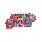 Customized Colorful Children Playground Obstacle Inflatable for sale