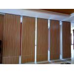 Soundproof Wooden Movable Partition Walls / Folding Partition Wall Systems for sale