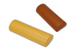 China Promotional Camping Memory Foam Foot Pillow Rest Half Cylinder Design supplier