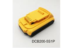 China Stable Cordless Power Tool Battery DCB200 5S1P Li Ion Serviceable supplier