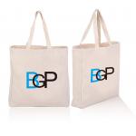 Eco Friendly Printed Cotton Canvas Totes Bulk Bag With Double Handles