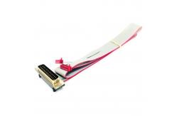 China Micro Match Connector Flat Electrical Wire IDC UL2651 Red Flat Ribbon Cable supplier