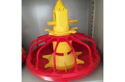 China Poultry Farm 35cm Automatic Pan Feeding System supplier