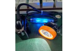 China Cree Kl5lm D2 Led Mining Cap Lamp With Flashing Safe Rear supplier