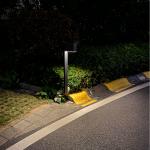 100 Lumens Bright Outdoor Solar Post Lights Aluminum Waterproof for sale