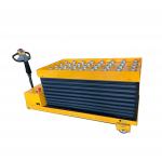 Portable Mobile Hydraulic Scissor Lifting Platform With Skirt Protection 1020x610mm for sale