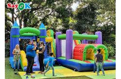 China Durable Big Folding Inflatable Camo Bouncer For Amusement Park SGS CE supplier