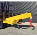 4700kg Angled Extendable Jib Forklift Attachment Metal Fabrication for sale