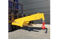 China 4700kg Angled Extendable Jib Forklift Attachment Metal Fabrication supplier