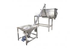 China Intense Mixing Horizontal 400l Dry Powder Ribbon Blender supplier