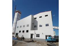 China Modular Steel Frame Building Construction Industrial Prefabricated Metal Buildings supplier