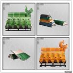 Pavilion Chinese Old Concrete Roof Tiles Clay Glazed Colored Roof Tiles for sale