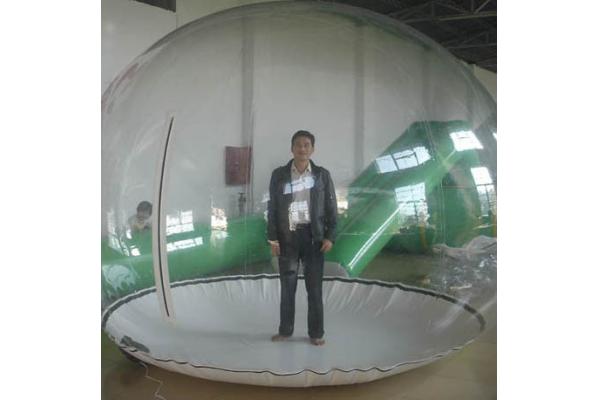 Huge Inflatable Snow Globe / Bubble Tent With Human Size