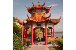 China Kaolin Clay Handmade Plain Tiles Yellow Glazed Terracotta Chinese Temple Pagoda supplier