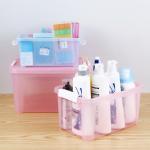 5L 15L Yards Clear Car Plastic Organizer Box With Handle for sale