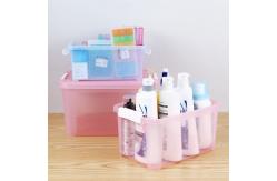 China 5L 15L Yards Clear Car Plastic Organizer Box With Handle supplier