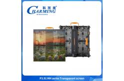 China High Brightness Transparent LED Screen Display IP65 Waterproof LED Transparent Video Wall supplier