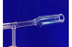 China Fused Chemical Burner Quartz Test Tube Double Wall Science Lab Glassware supplier