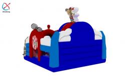 China Commercial Custom Inflatable Pirate Fun City Inflatable Castle For Kids supplier