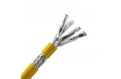 China Twisted Pair CAT6A CAT7 CAT8 Cable Double Shielded PVC SFTP 23AWG supplier