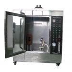 Conveyor Vertical Fire Testing Machine / Flammability Test Chamber ISO340