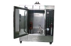China Conveyor Vertical Fire Testing Machine / Flammability Test Chamber ISO340 supplier