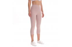 China Spandex Polyester Women Gym Leggings Ladies Elasticated Cropped Trousers supplier