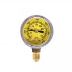 Yellow Natural Gas CNG Car Gas Pressure Gauge Manometer 54mm 63mm for sale