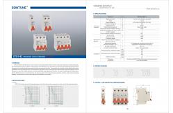 China 1000V DC MCB Circuit Breaker / 10KA 4P Mini Circuit Breaker Using Solar Equipment supplier