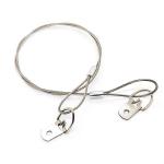 Picture Hanger Wire Stainless Steel Safety Cable Frame Hanging Wire And D-Rings for sale