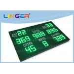 Inside Led Cricket Scoreboard Green Color High Resolution 1000mm*1600mm*90mm for sale