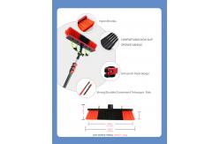 China Nylon Filament Solar Panel Cleaning Brush With Water Fed Pipe supplier