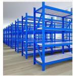 Customized 4 Layers Metal Warehouse Heavy Duty Pallet Shelves Racking Systems Cold Rolled Steel Supermarket Storage Rack for sale