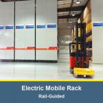Electric Mobile Pallet Racking  Rail-Guided Electric Mobile Rack Warehouse Storage Rack for sale