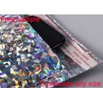 Any Size Logo Metallic Bubble Wrap Envelopes Rainbow With Light Bubble Linings for sale