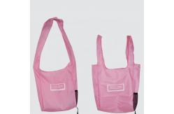 China 210D Polyester Reusable Grocery Bags Folding Shopping Bags Fold Into Pouch supplier