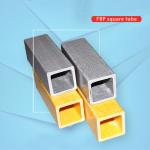 Acid Resistance FRP Square Tube 3 Inch Pultruded Fiberglass Tube for sale