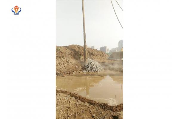 Efficient 1450 Rpm Vibro Compaction Piling Device Vibro Ground Improvement