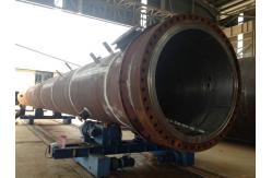 China Inverter Control Welding Rotators With Motorized Bogie For Tower Fabrication supplier