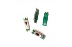 China 0.3A Slide Power Switch 4P8T ISO Panel Mount Slide Switch Headset Earphone supplier