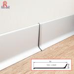 6063 Aluminum Skirting Board Anticorrosion 8.5mm Height OEM Available for sale