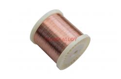 China Single Copper Nickel Alloy Wire CuNi6 For Heating Elements ISO9001 Approval supplier