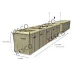 Hesco Bastion Barrier Flood Barrier Control Mil 8 Military Sand Wall for sale